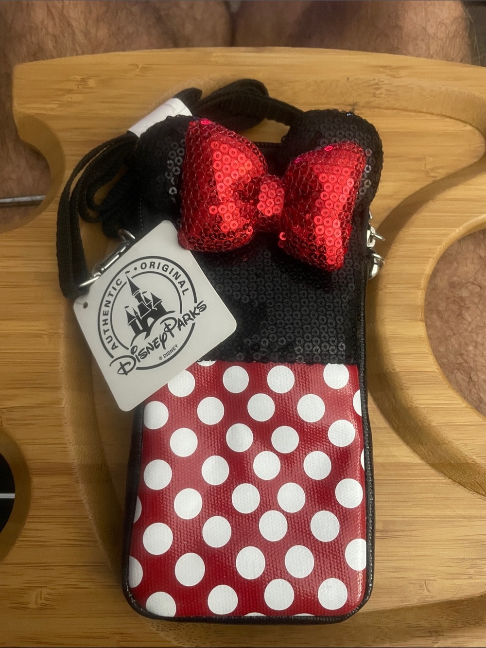 Disney Tech Minnie Mouse Phone Crossbody Purse - Brand New With Tags